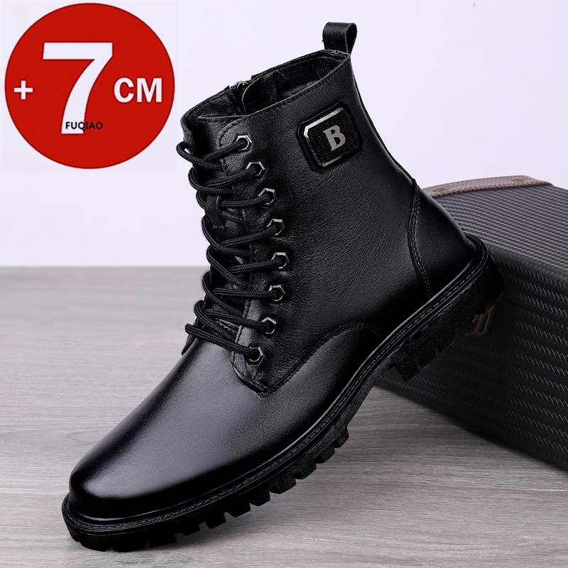 Men'S Shoes Top Brands - Męskie buty na koturnie ze skóry