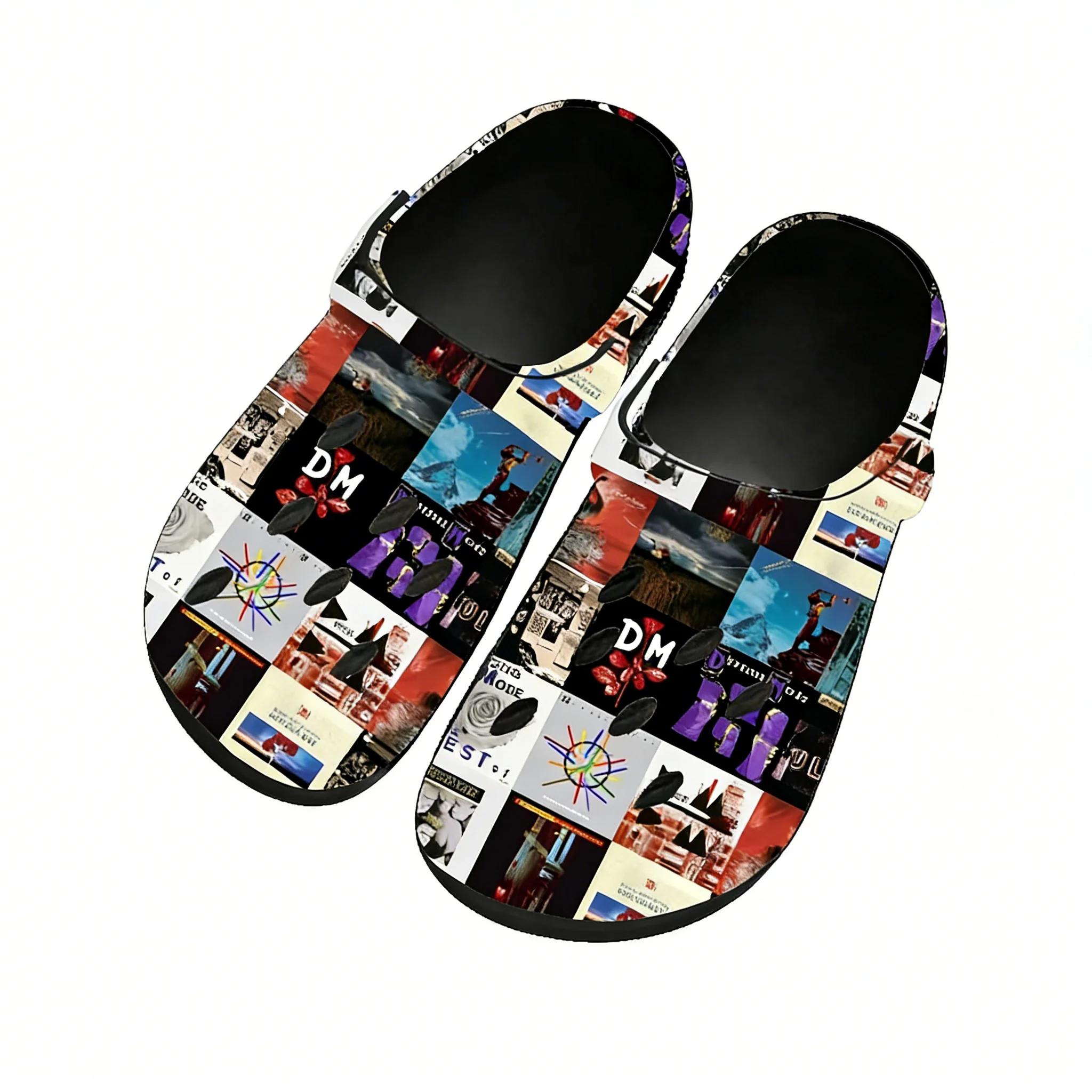 Men Shoes Black - Sandały Depeche Mode Męskie Damskie Młodzieżowe