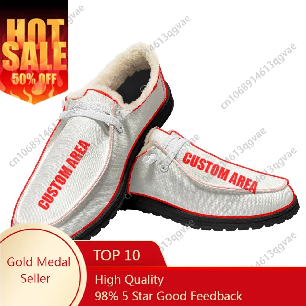 Men'S Shoes No Laces - Personalizowane welurowe baleriny dla kobiet i