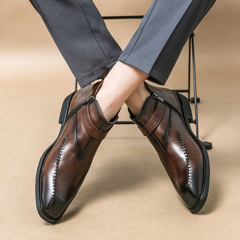 Men'S Shoes Top Brands - Modne, miękkie i wygodne botki Chelsea,