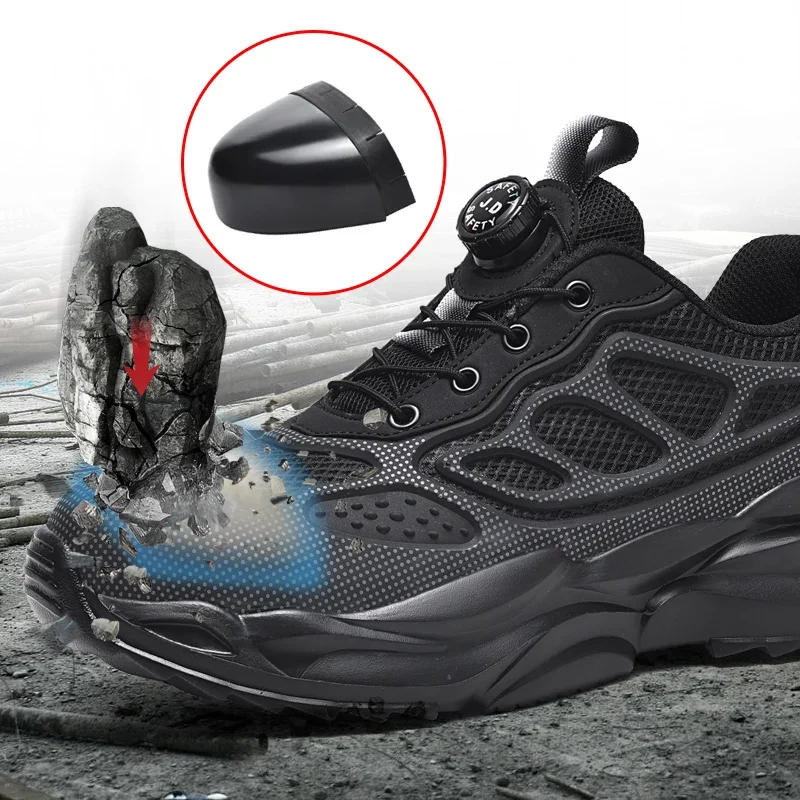 Men Shoes Jd - białe buty robocze lekkie wygodne buty