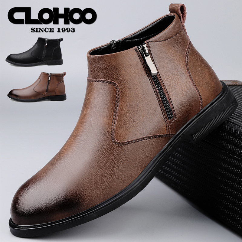 Men'S Shoes Top Brands - CLOHOO Ręcznie Robione Męskie Botki Biznesowe