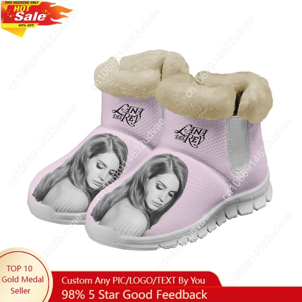 Men'S Shoes No Laces - Buty pluszowe Lana Del Rey, botki