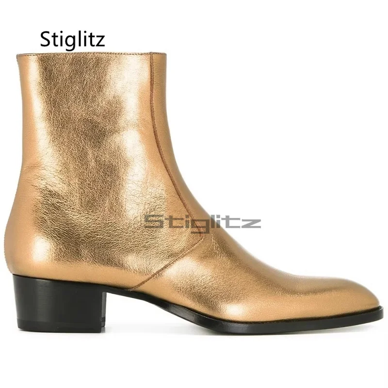 Czerwone męskie botki Chelsea  – Men Shoes Size 11 recenzja i cena