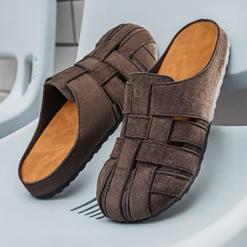 Letnie męskie klapki na płaski – Men Shoes Size 11 recenzja i cena