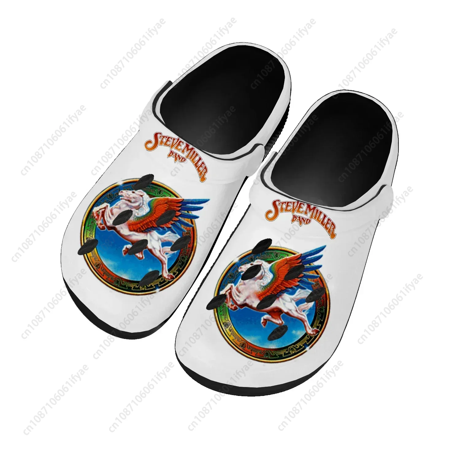 Klapki Steve Miller Rock Band, – Men Shoes Black recenzja i cena
