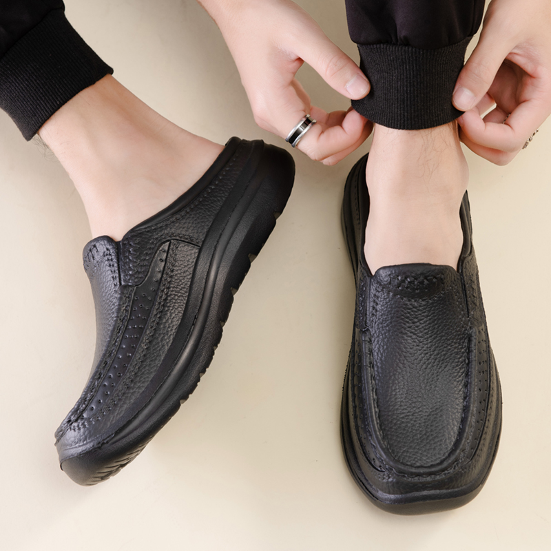 Letnie klapki ogrodowe, wodood – Men Shoes Black recenzja i cena