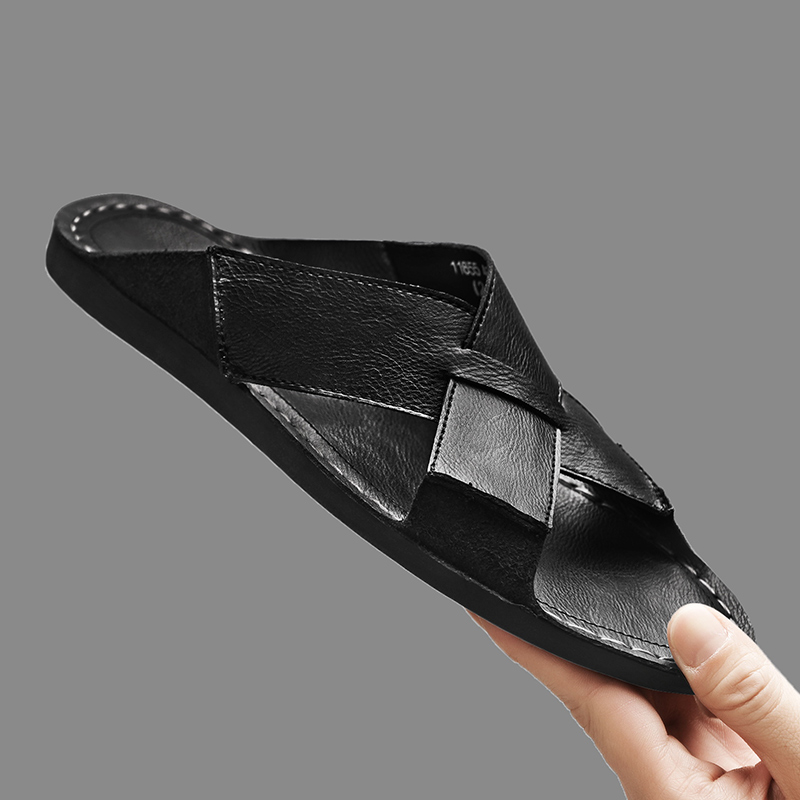 Męskie klapki ze skóry natural – Men'S Shoes Top Brands recenzja i cena