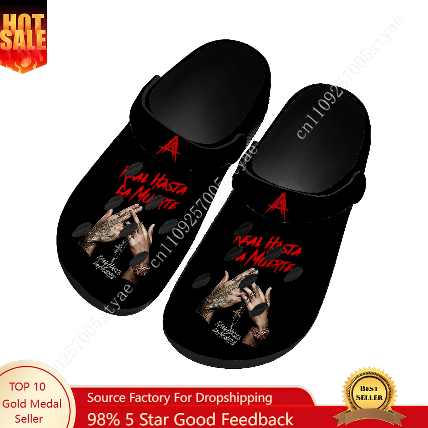 Anuel AA Real Hasta La Muerte  – Men Shoes Black recenzja i cena