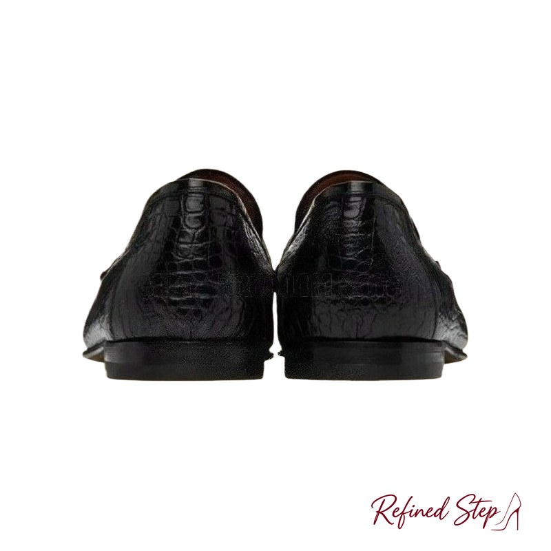 Czarne mokasyny męskie ze skór – Men Shoes Black recenzja i cena