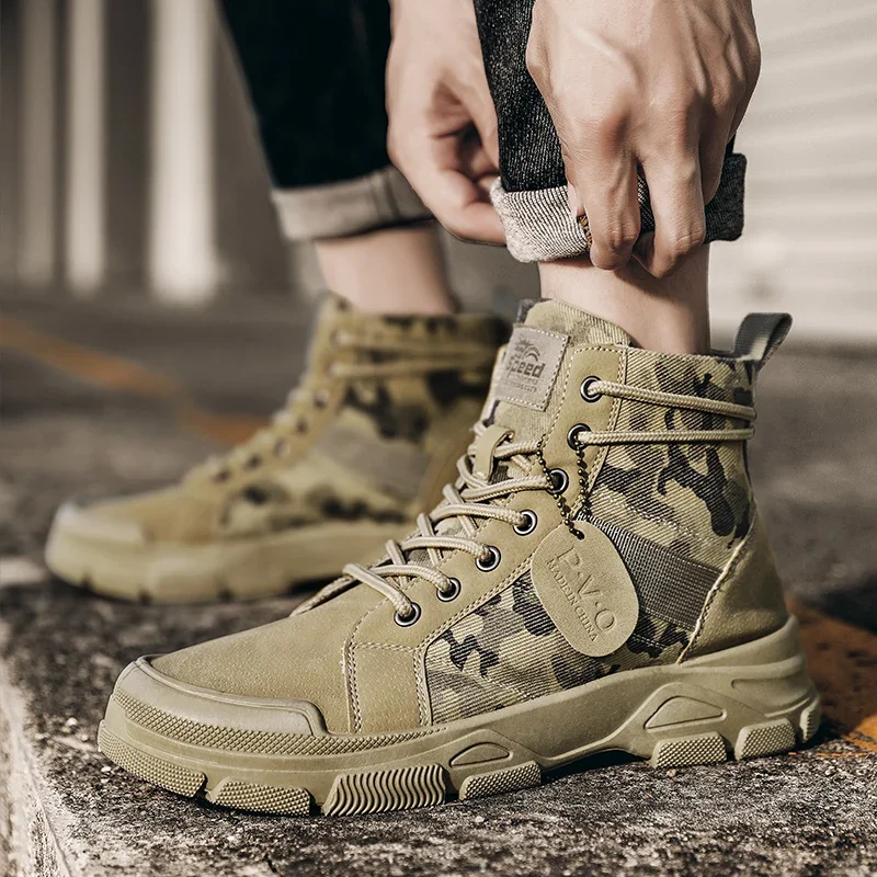 Wysokie buty męskie jesienne k – Men'S Shoes No Laces recenzja i cena