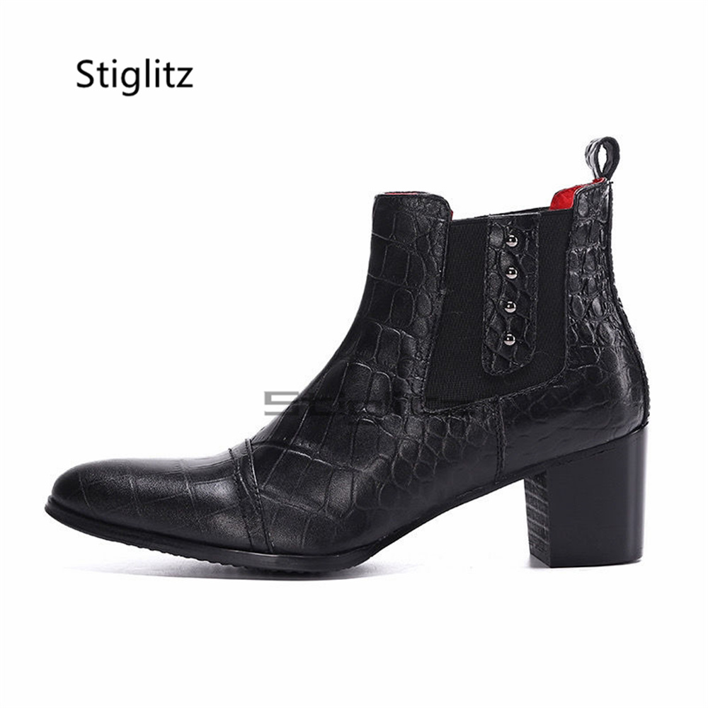 Retro Botki Chelsea na wysokim – Men Shoes Size 11 recenzja i cena