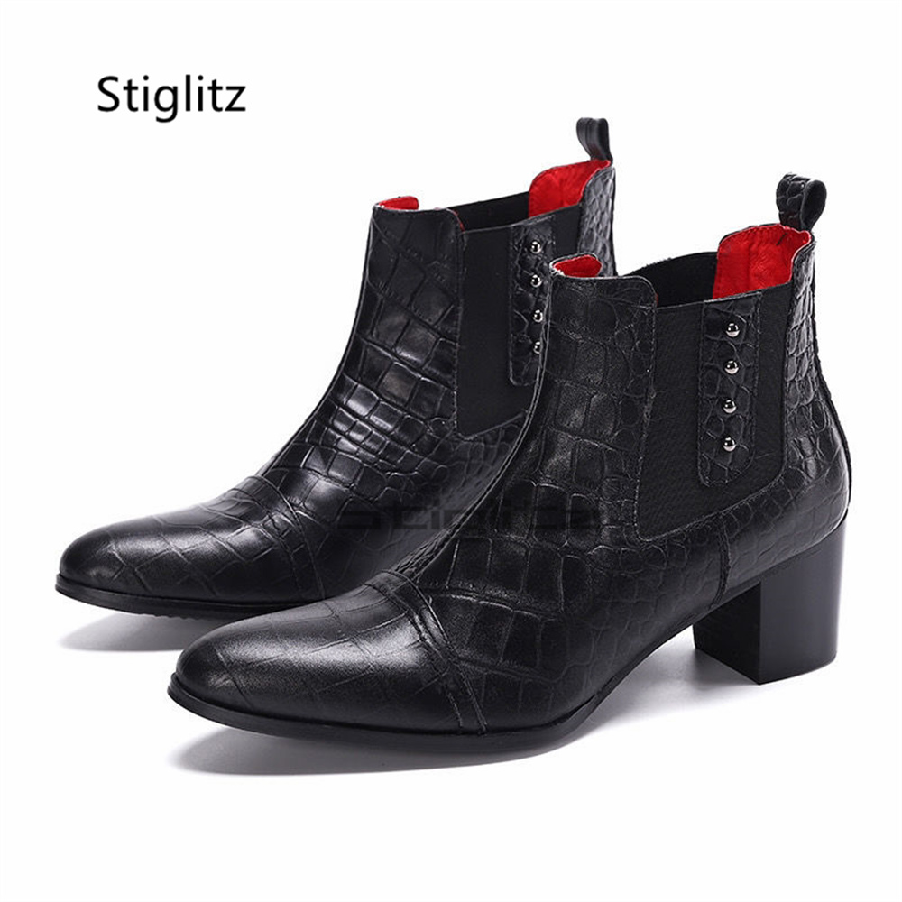 Retro Botki Chelsea na wysokim – Men Shoes Size 11 recenzja i cena
