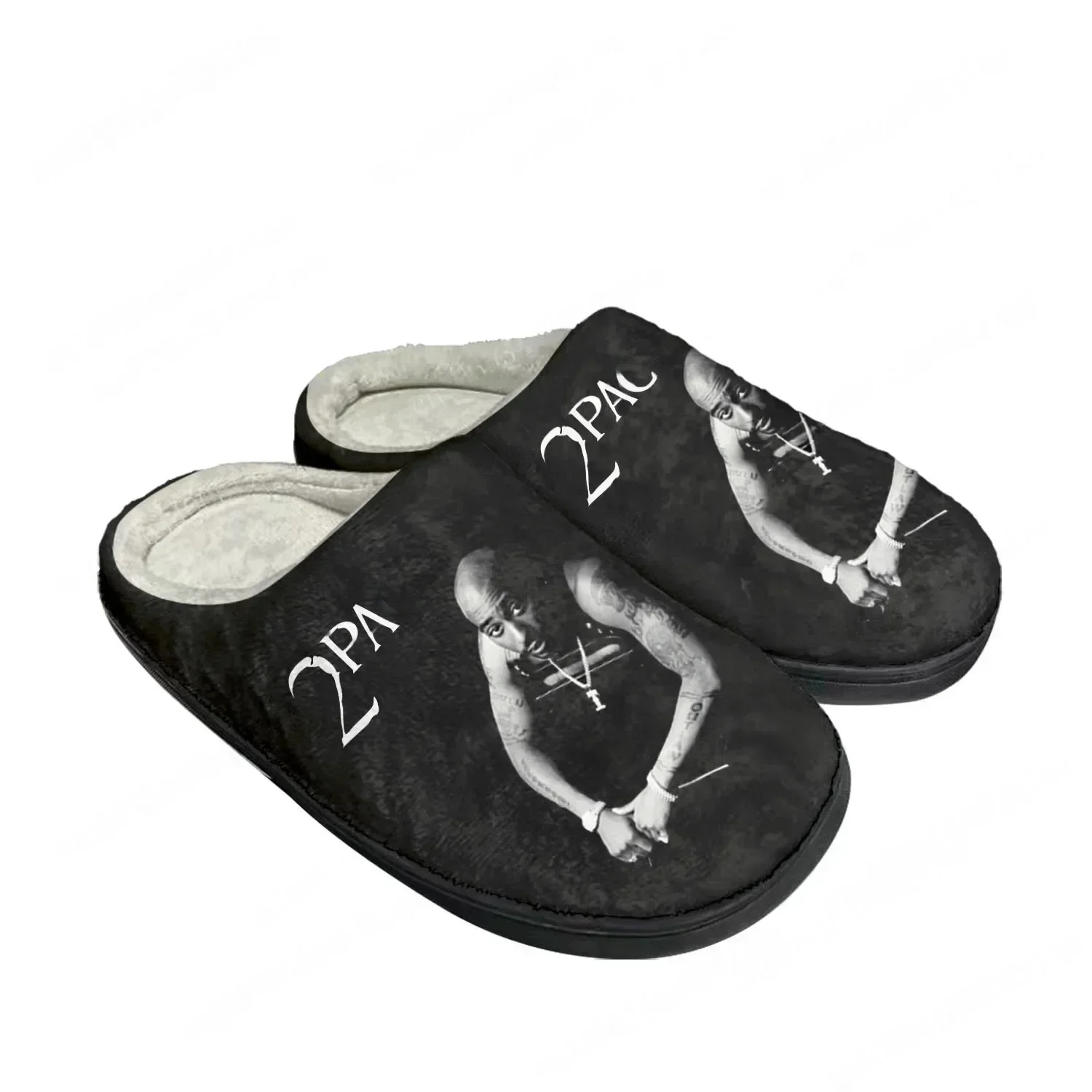Klapki 2Pac Hip Hop Rapper Tup – Men Shoes Black recenzja i cena