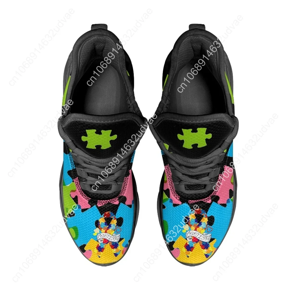 Buty sportowe z motywem autyzm – Men'S Shoes No Laces recenzja i cena