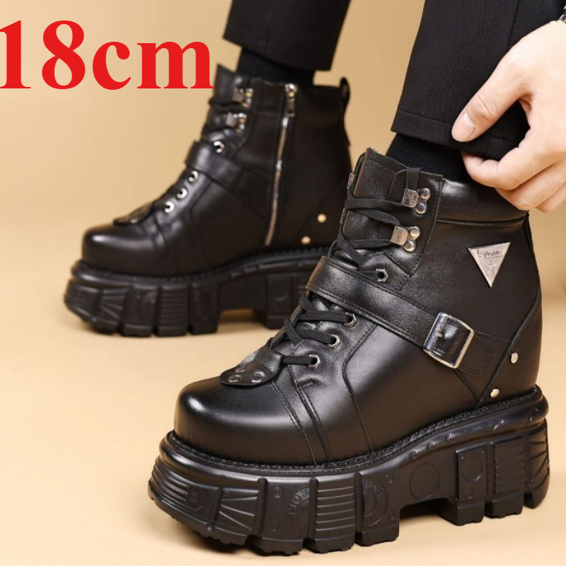 Męskie buty motocyklowe ze skó – Men'S Shoes No Laces recenzja i cena