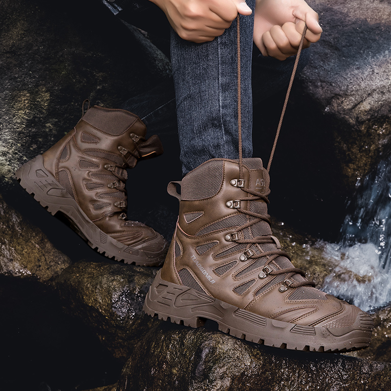Męskie buty taktyczne trekking – Men'S Shoes No Laces recenzja i cena