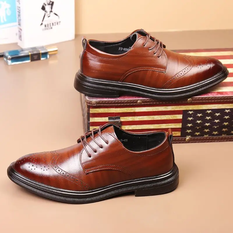 Czarne, jednolite, męskie buty – Men Shoes Clearance recenzja i cena