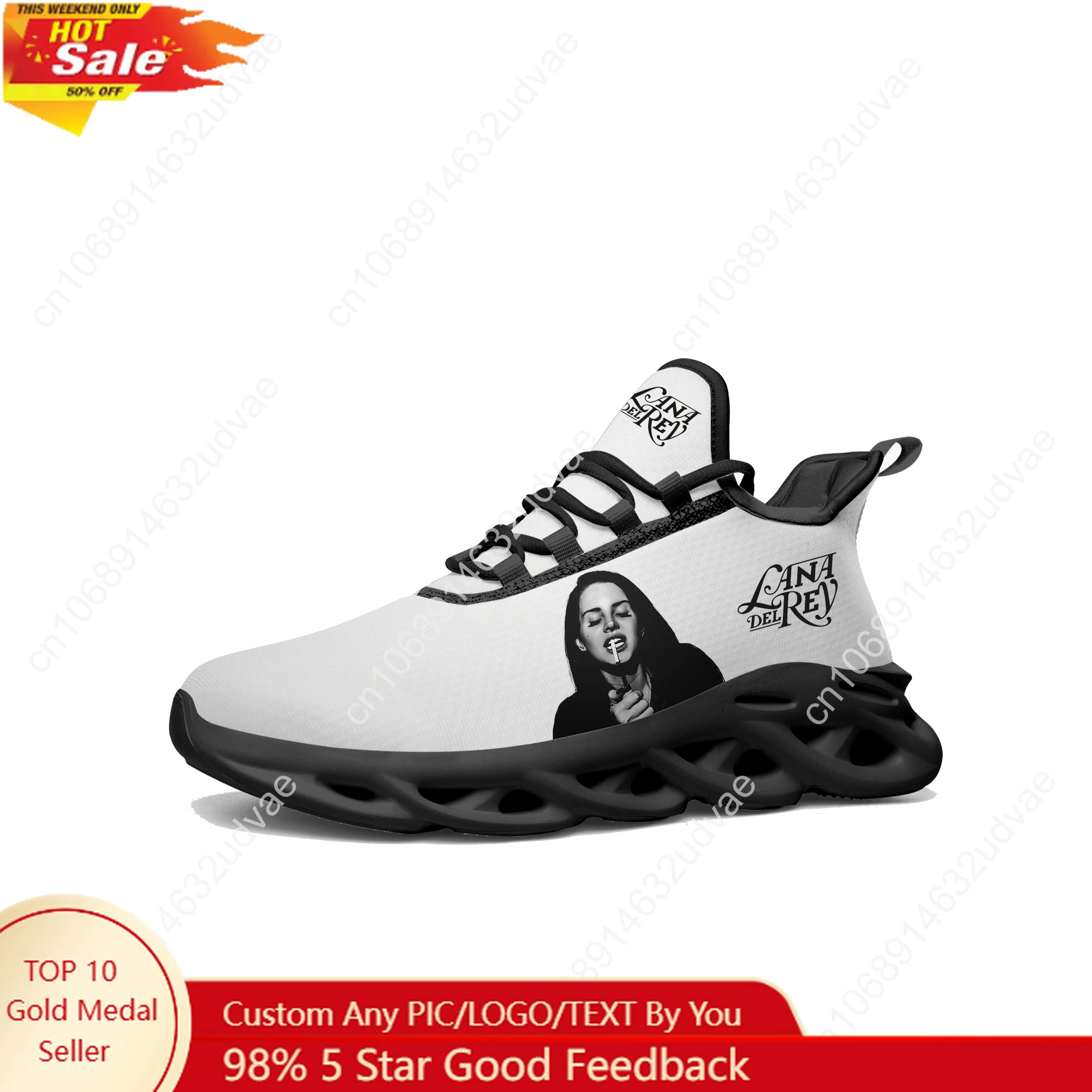 Lana Del Rey Piosenkarka Buty  – Men Shoes Black recenzja i cena